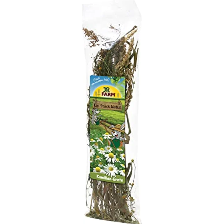JR FARM ESN Kamillen-Ernte, Kleintierfutter mit Weizen, Rispenhirse und beruhigender Kamille, 80 g – Bild 1