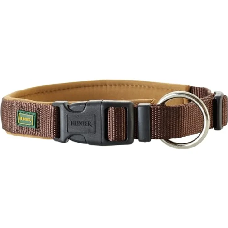 Hunter Hunde-Halsung Neopren Vario Plus braun-karamell M-L 1 – Bild 2