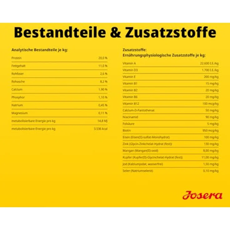 Josera Trockenfutter Hund Adult Lamm und Reis, Monoprotein mit 100% Lamm, glutenfrei, 12 kg – Bild 8