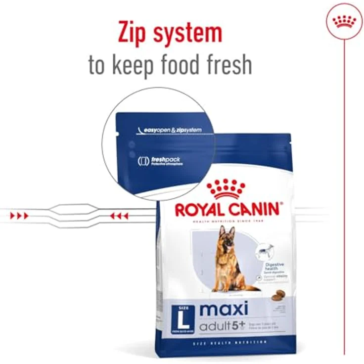Royal Canin MAXI Adult 5+, Trockenfutter für ältere große Hunde (26-44kg), 4kg – Bild 4