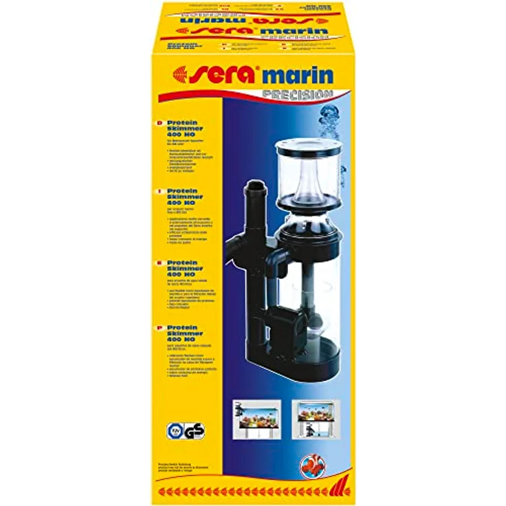 sera marin Protein Skimmer 400 HO, Hochleistungsfähiger Abschäumer für Meerwasseraquarien