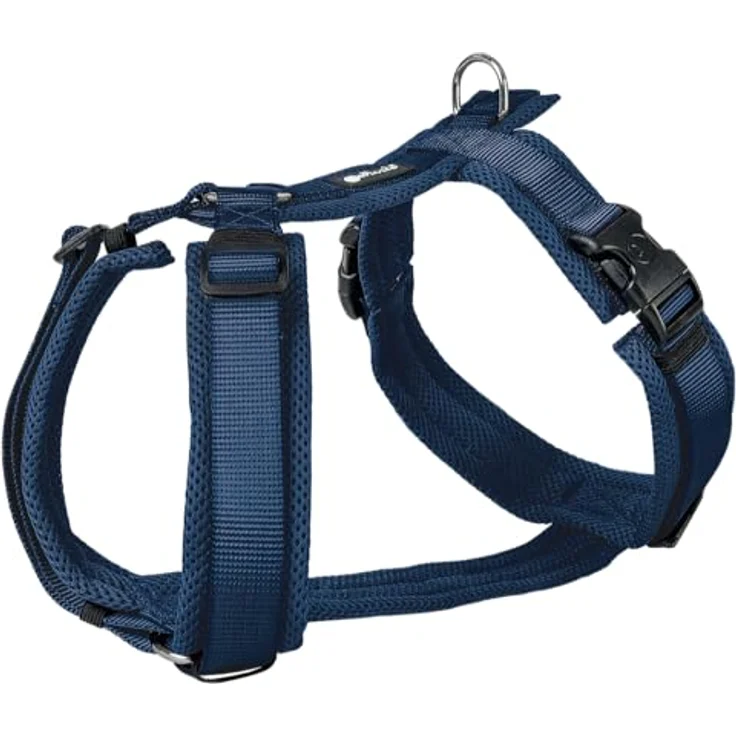 Petlando Hundegeschirr Y-Comfort, atmungsaktiv & leicht mit Mesh, stufenlos verstellbar, Navy M (Halsumfang 46-74 cm, Brustumfang 50-74 cm) – Bild 1