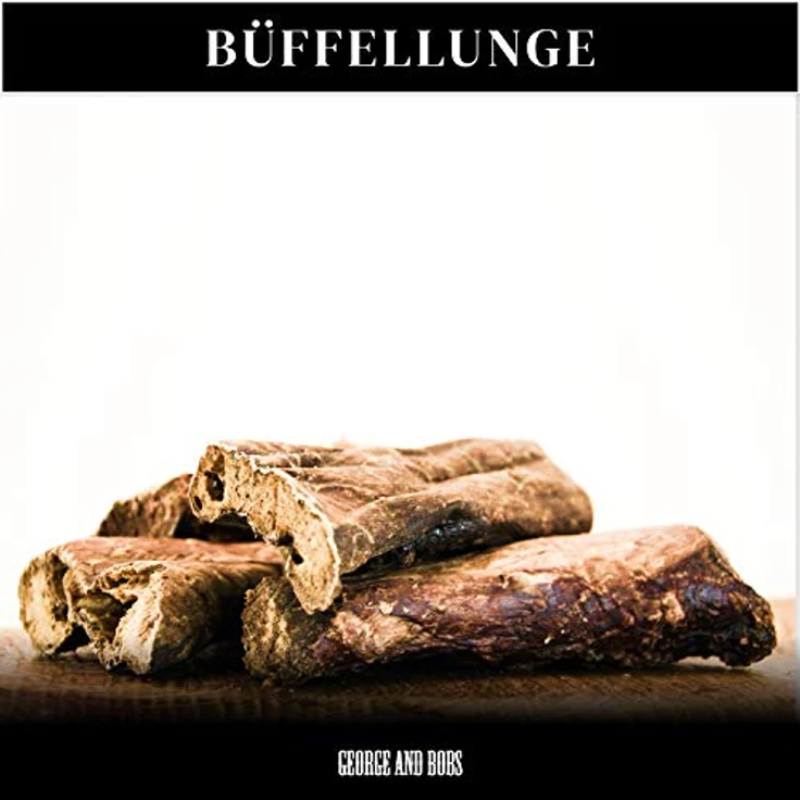 George & Bobs Büffellunge, luftgetrockneter Kausnack für Hunde, 1000g, ideal für Schlinger – Bild 2