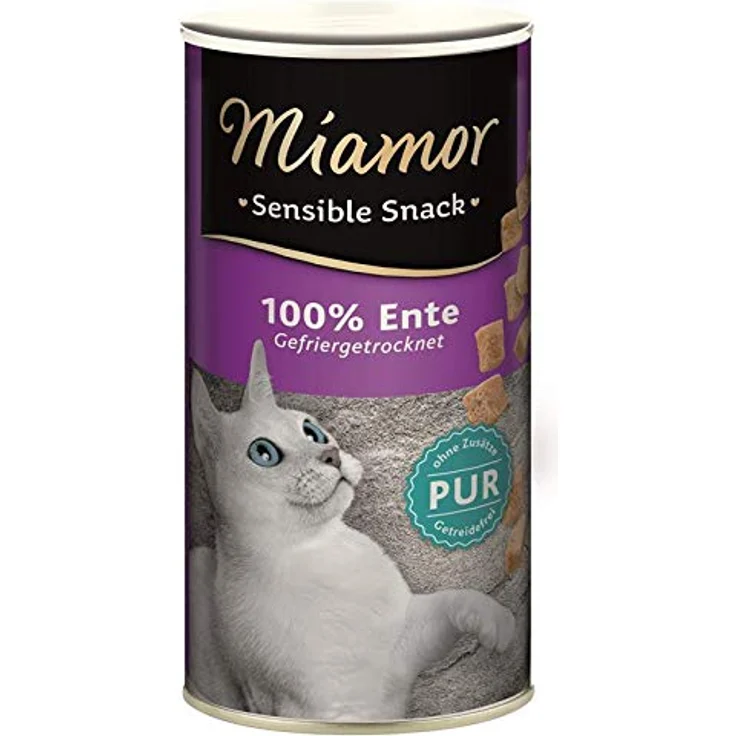 Miamor Sensible Snack Ente Pur, Katzensnack für ernährungssensible Katzen, 30g – Bild 2