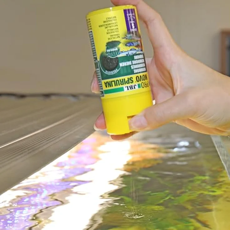 JBL PRONOVO SPIRULINA GRANO, Grünfuttergranulat für Aquarienfische und Garnelen, 100 ml, Größe S, mit Klickdosierer – Bild 4