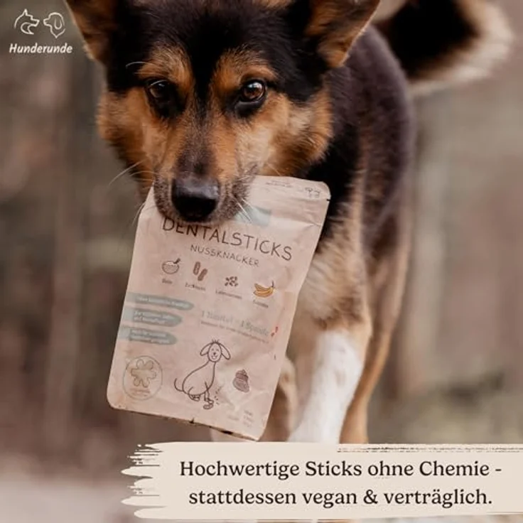 Hunderunde Dental Sticks Traumfänger, 21 STK für Hunde, vegane Zahnpflege mit Baldrian, Lavendel & Passionsblume, getreidefrei & allergikerfreundlich, täglicher Kaustick – Bild 2