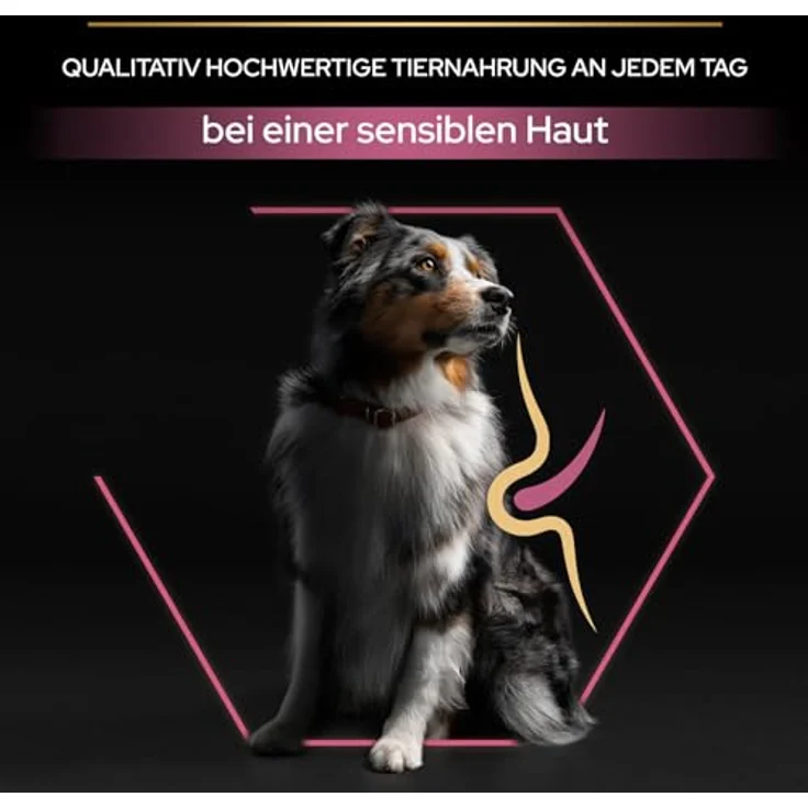PURINA PRO PLAN Medium Adult Sensitive Skin, Trockenfutter für mittelgroße Hunde mit Lachs, 3 kg – Bild 6