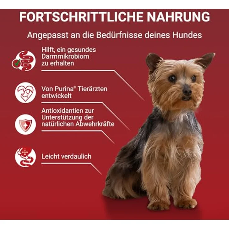 PURINA ONE Mini/Small Adult Hundefutter nass, reich an Huhn und Gemüse, 26er Pack (26 x 85g) für kleine Hunde bis 9kg – Bild 3