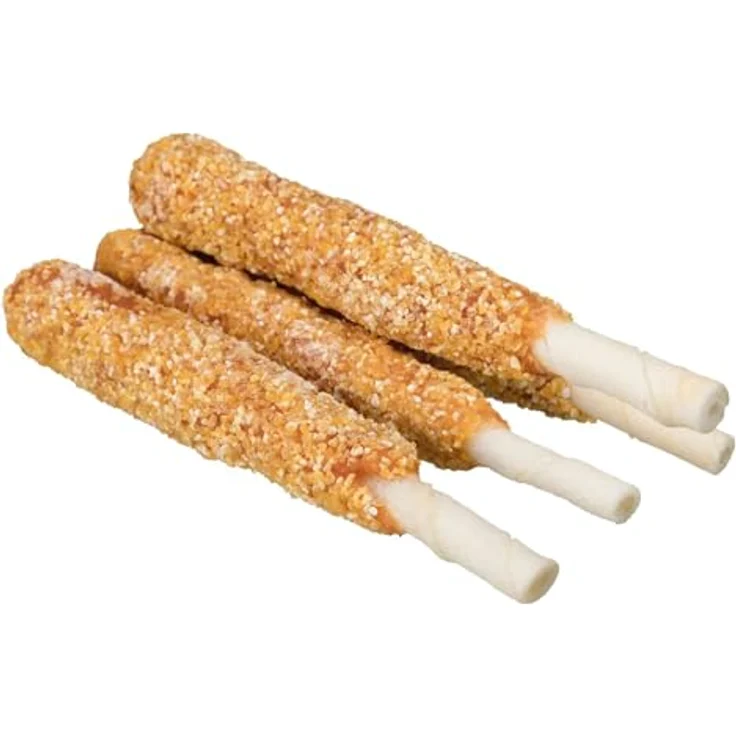 TRIXIE Corn Dogs Hunde-Snack mit Ente & Rinderhaut, glutenfreie Belohnung, 4 Stück in 100 g Packung – Bild 2