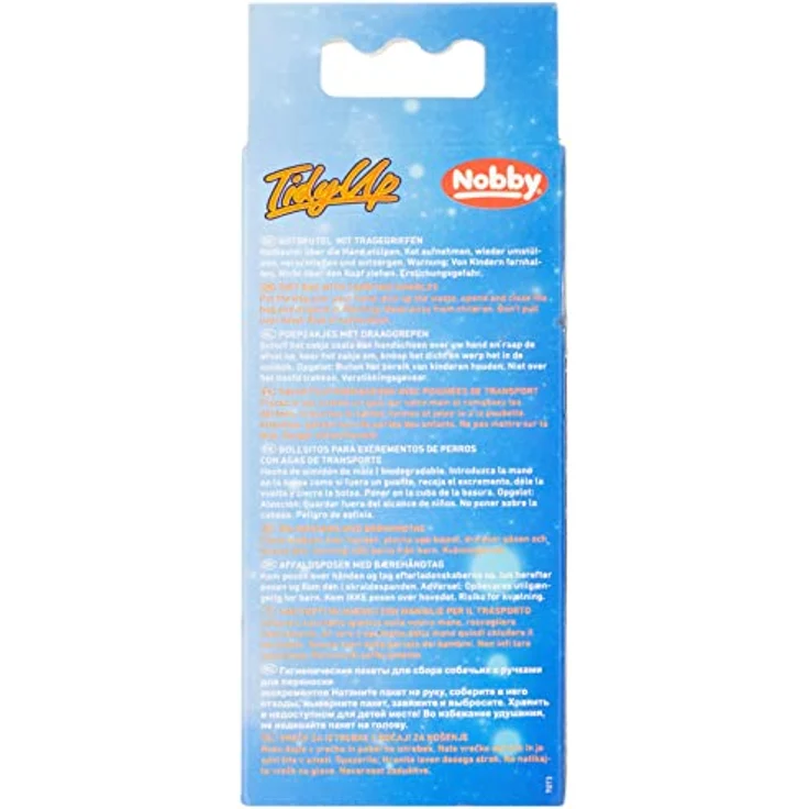 Nobby 67385 TidyUp Kotbeutel mit Tragegriff, 4 Farben, 4 Rollen á 15 Beutel – Bild 2