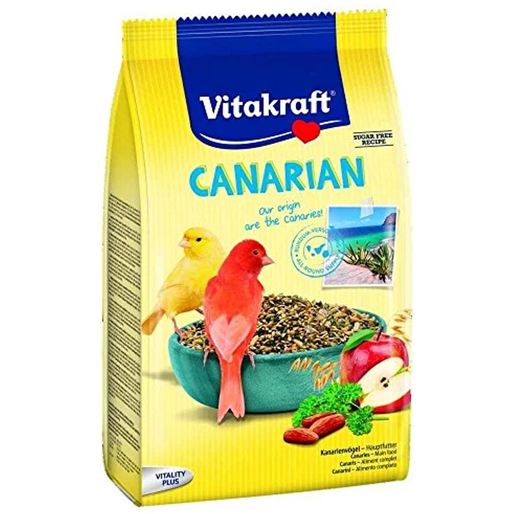 Vitakraft Canarian, 800g, Komplettes Futtermenü für Kanarienvögel