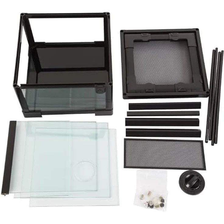 ReptiZoo Glasterrarium 30x30x45 cm, Terrarium mit Schwenktüren und einzigartiger Ventilation, zerlegbar – Bild 7