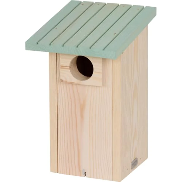 Siena Garden Nestperle Emilia, Nistkasten aus FSC-zertifiziertem Kiefernholz, 45 mm Einflugloch mit Marderschutz, made in Europe – Bild 1