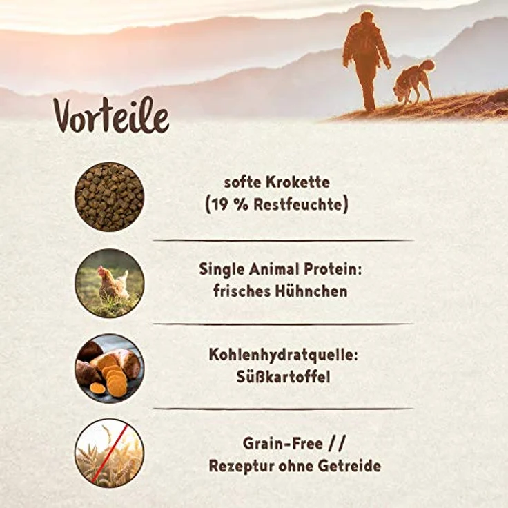 bosch HPC SOFT Junior Hühnchen & Süßkartoffel, halbfeuchtes Hundefutter für wachsende Hunde, Single Protein, grain-free, 12.5 kg – Bild 5