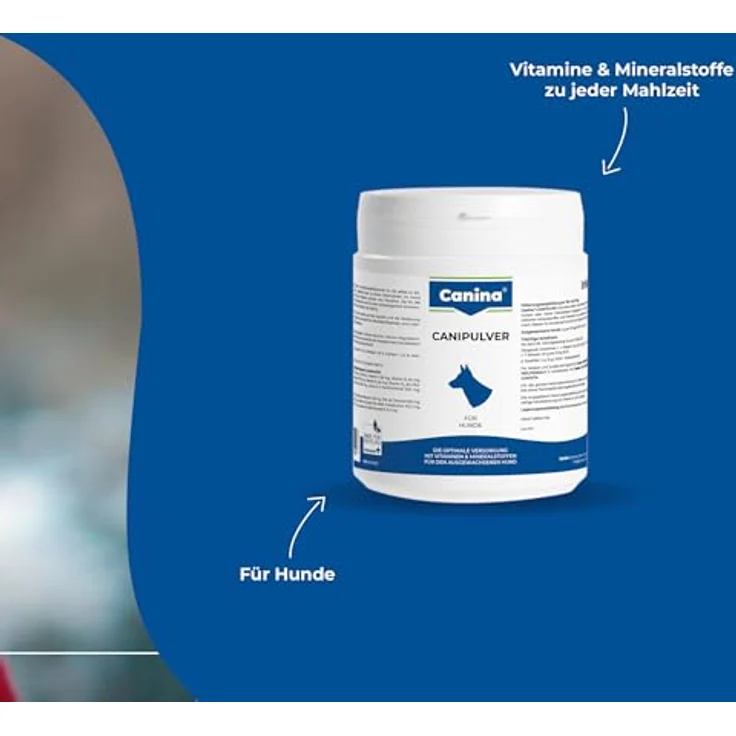 Canina Canipulver, 1 kg, biologisches Kraftkonzentrat mit Vitaminen, Mineralstoffen und Spurenelementen für Hunde – Bild 5