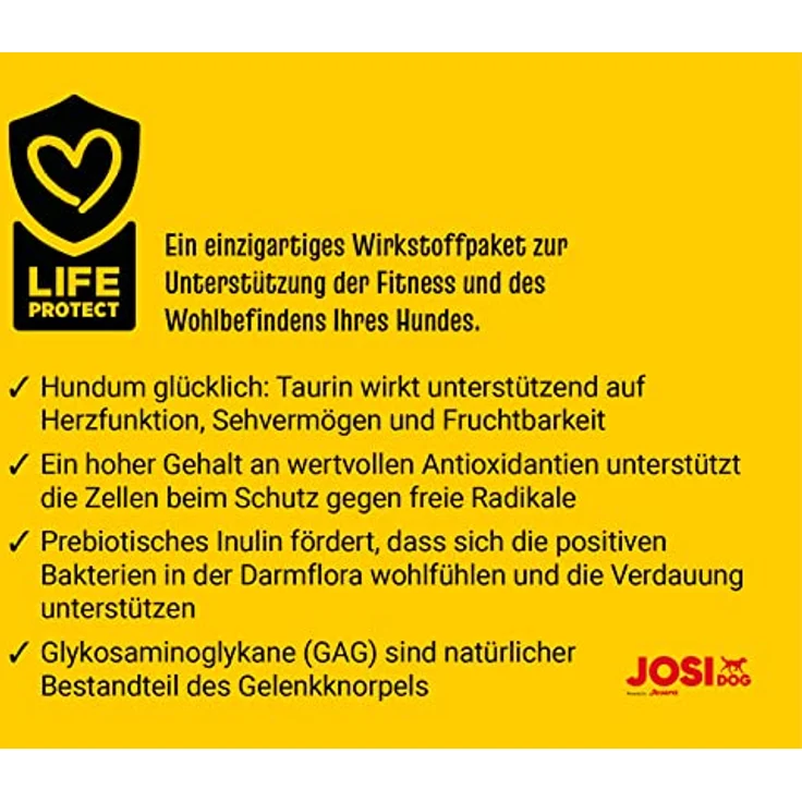 JosiDog Master Mix, Hunde-Trockenfutter, 15 kg, mit bunten Kroketten, ohne Zucker und künstliche Zusatzstoffe, hergestellt in Deutschland – Bild 2