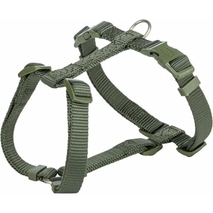 Trixie Premium Geschirr, S-M, 42-60 cm/15 mm, hundegerecht, olivgrün – Bild 2