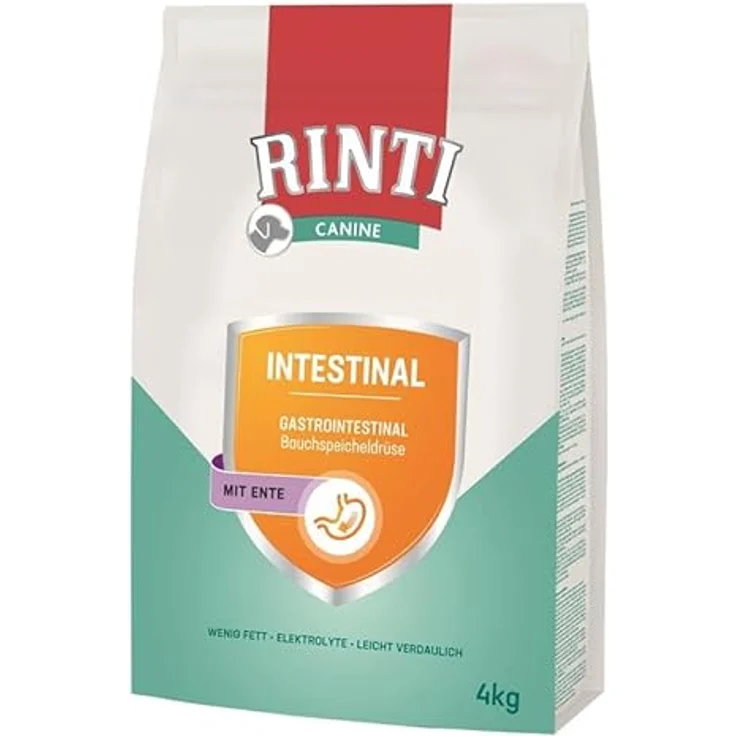 Rinti Canine Hunde-Trockenfutter Intestinal, 4kg, mit Vitaminen und wertvollen Nährstoffen für alle Lebensphasen – Bild 2