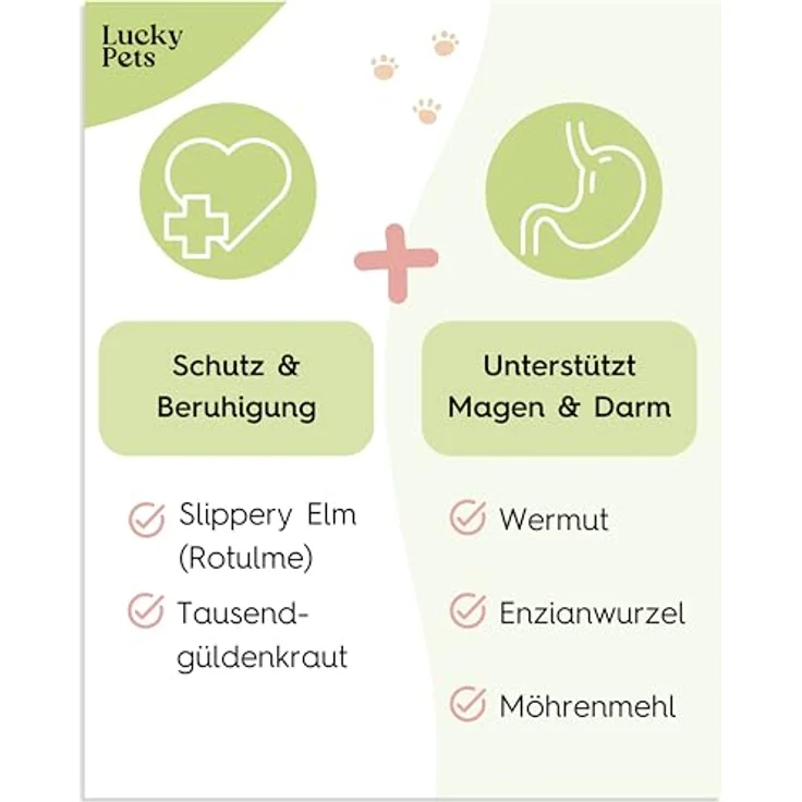Lucky Pets Premium Magenpulver 275g, Ulmenrinde für Hunde, Made in Germany, sofort verzehrfertig, natürliche Rezeptur zur Unterstützung der Darmflora – Bild 5