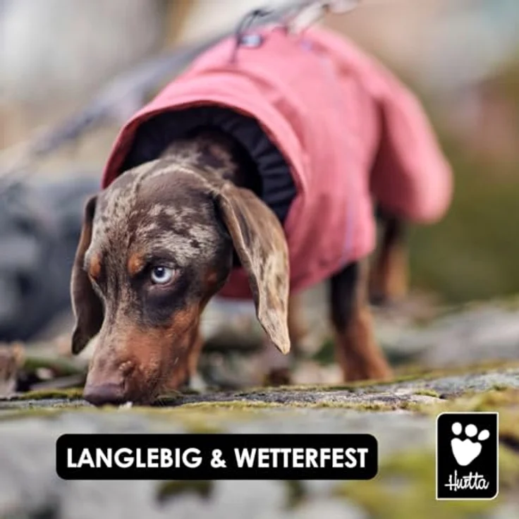 Hurtta Expedition Parka II, warmer Hundemantel für den Winter, eng anliegend, strapazierfähig, Blau, Größe 30XL – Bild 5