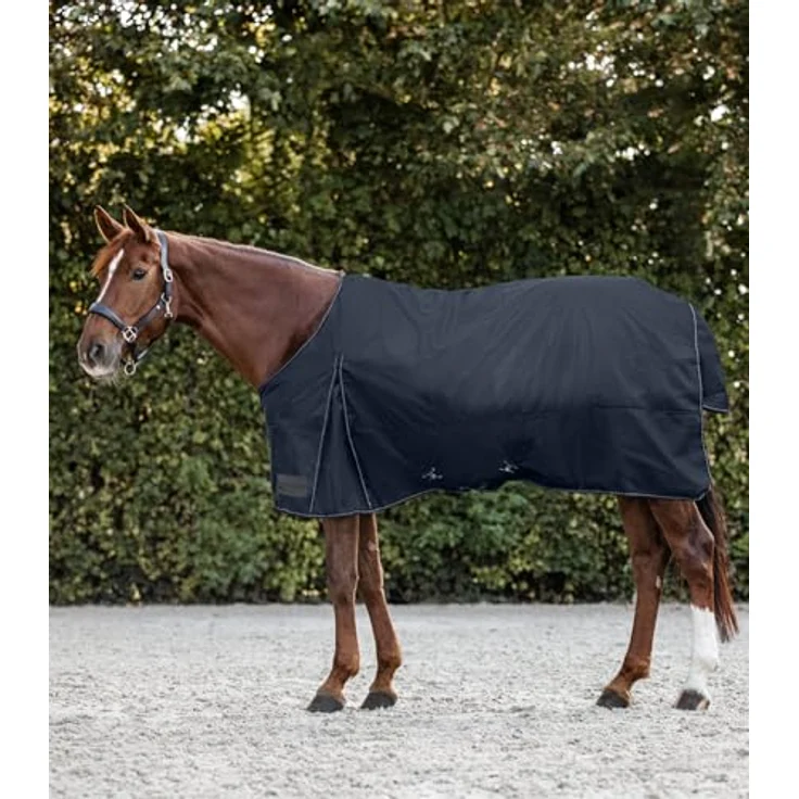 WALDHAUSEN Outdoordecke Nordic, Fleece, 600 Denier Ripstop, atmungsaktiv, wasserdicht, Nachtblau, 95 cm – Bild 1