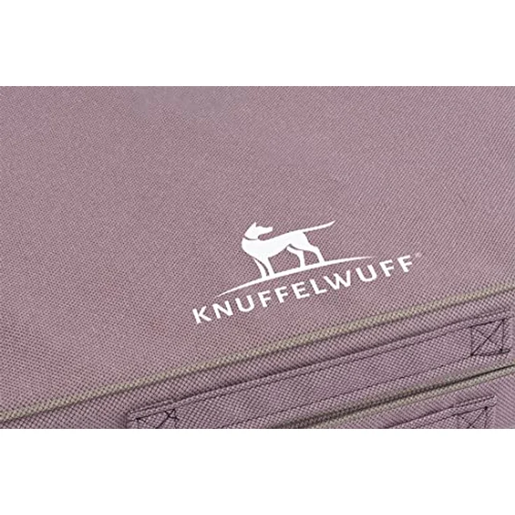Knuffelwuff Hundematte Faltbare Reisematte Tacoma, Orthopädisch mit Memory Foam Schaummatratze, kuscheligem Velours - Blau – Bild 5