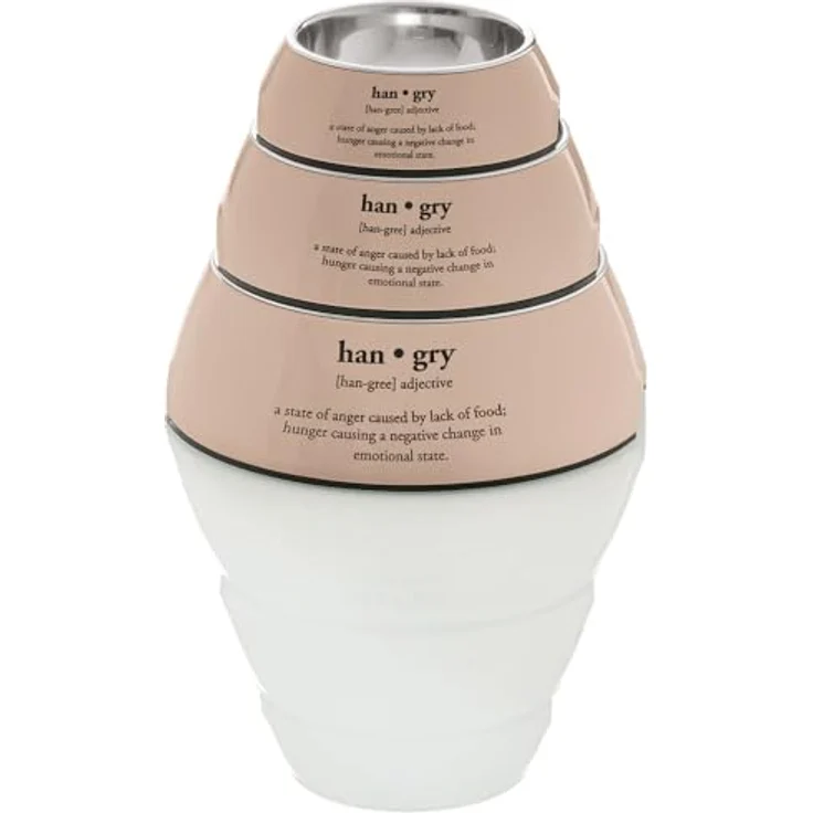 HUNTER Melamin-Napf Luton, rutschhemmend, Edelstahl-Einsatz, lebensmittelecht, beige, 350 ml – Bild 5