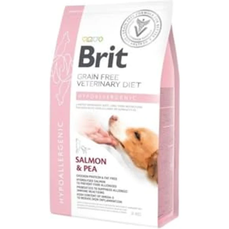 Brit GF Veterinary Diet Dog Hypoallergenic, 12 kg hypoallergenes Hundefutter, glutenfrei, sojafrei, maisfrei – Bild 1