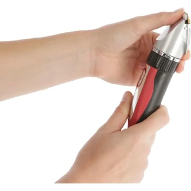 CLIPSTER Kerbl 18265 Akku-Schermaschine Sonic, Keramik-Scherkopf, 5-stufige Schnitthöheneinstellung, Rot, Silber – Bild 5