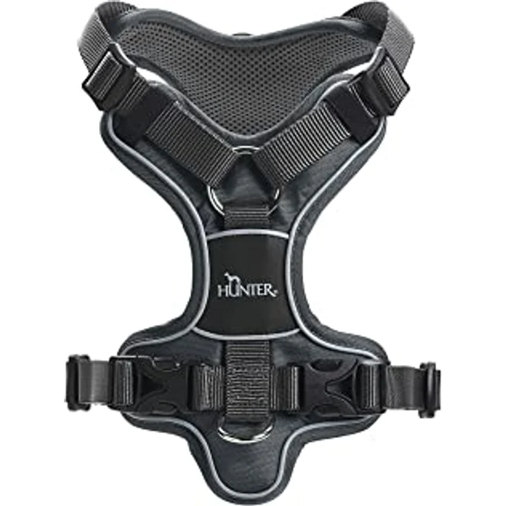 Hunter Hunde-Geschirr Divo grau-grau XS – Bild 3