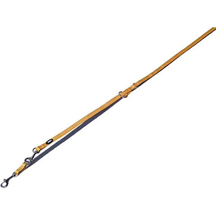 Nobby Führleine Classic Preno Mini, orange, 200 cm lang, 10 mm breit, dreifach verstellbar, für Welpen und kleine Hunde mit weichem Neoprengriff – Bild 2