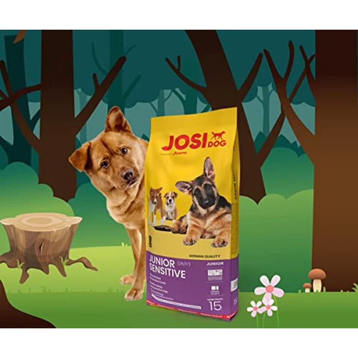 JosiDog Junior Sensitive, Hunde-Trockenfutter für sensible Junghunde, 15 kg, mit Geflügel und glutenfreier Rezeptur – Bild 7