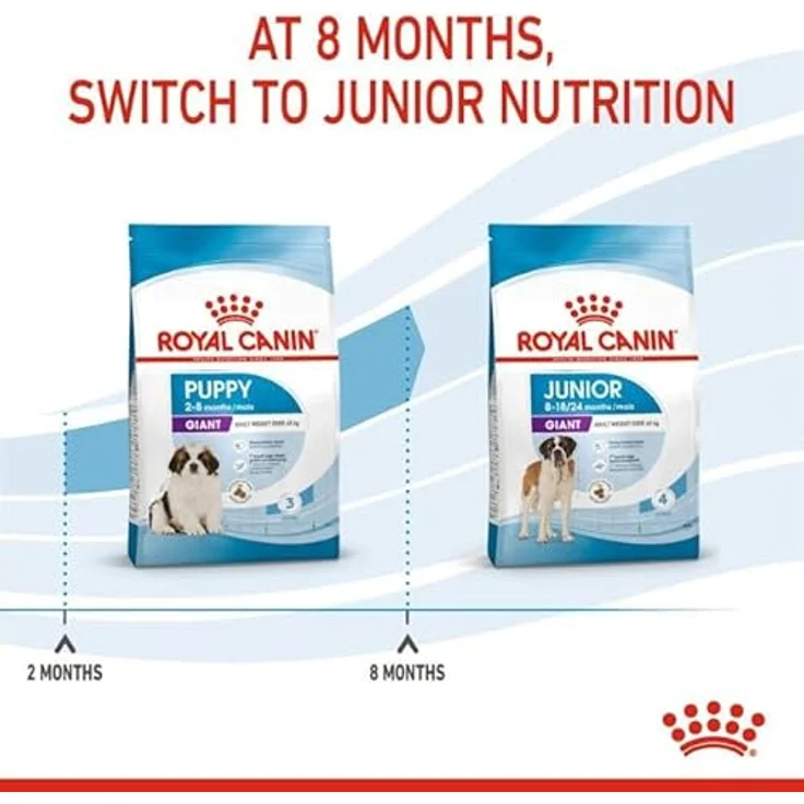 Royal Canin GIANT Puppy, Trockenfutter für sehr große Welpen (Endgewicht über 45 kg), 3,5 kg – Bild 8