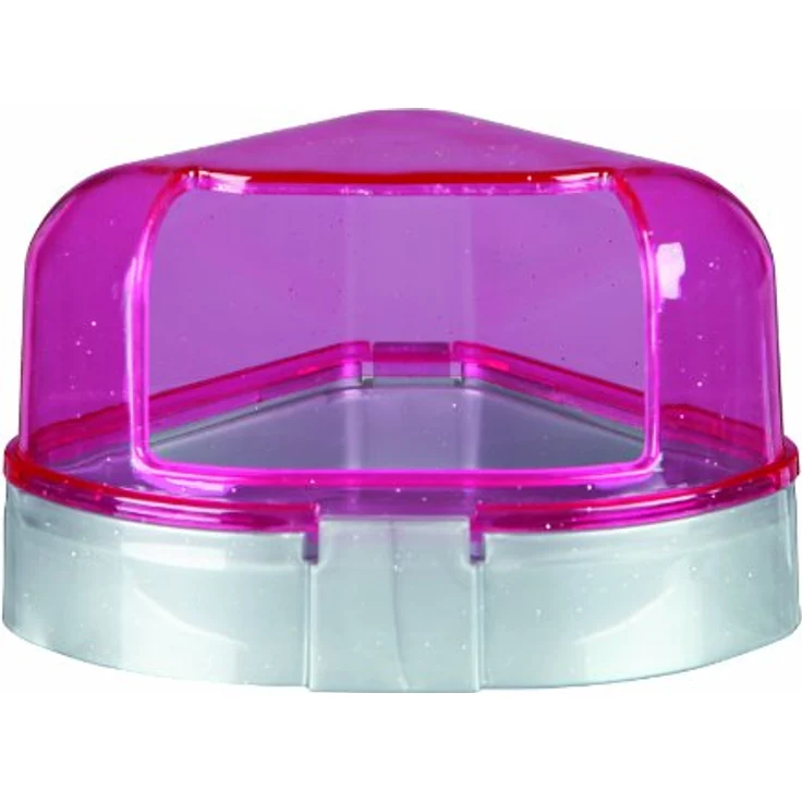 TRIXIE Nagerhaus Ecktoilette mit Dach für Hamster, verschiedene Farben, inkl. Streulöffel, 14 x 8 x 11/11 cm – Bild 1