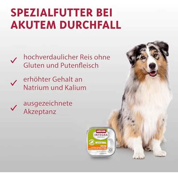 animonda Integra Protect Intestinal, Hunde-Nassfutter mit magerem Geflügel, 11x150g, ohne Farbstoffe – Bild 2