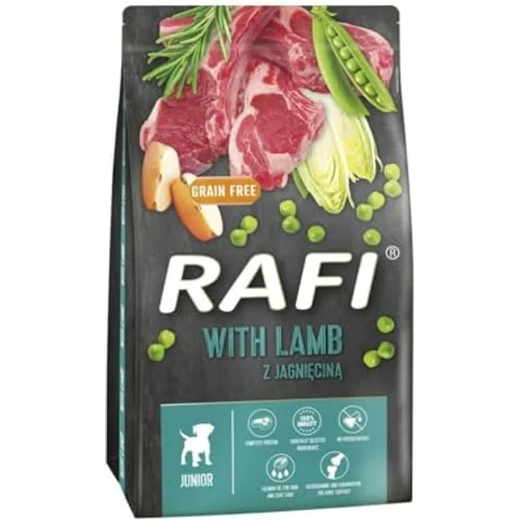 DOLINA NOTECI Futter Junior Welpe/Junior Lamm, Hunde-Trockenfutter, 10 kg, mehrfarbig
