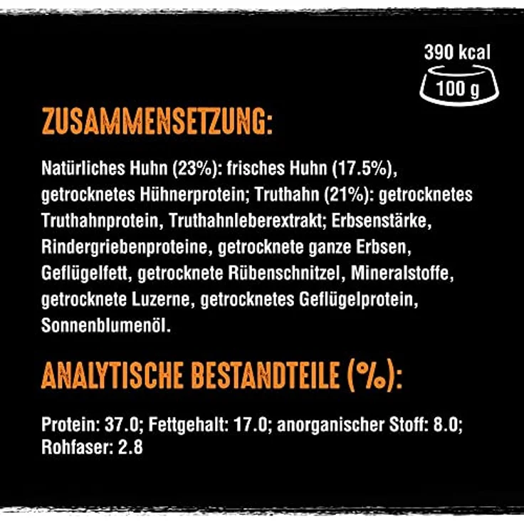 Crave Trockenfutter mit Truthahn & Huhn, 7 kg, ohne Getreide, für ausgewachsene Hunde, hoher Proteingehalt, wiederverschließbarer Beutel – Bild 4