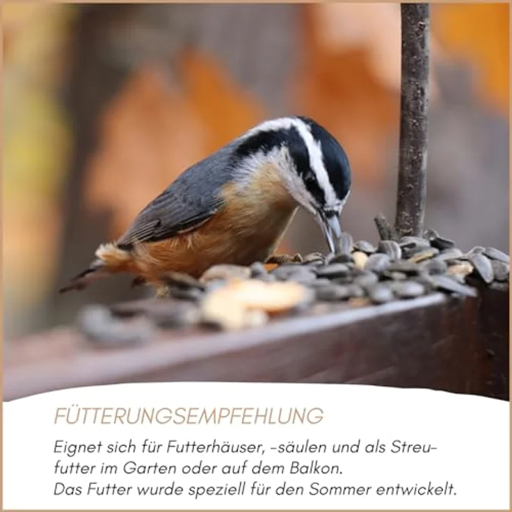 Supravit Freilandfutter für Vögel 5kg, energiereiches & proteinreiches Sommerfutter für alle heimischen Wildvögel, natürliche Premium-Zutaten, hergestellt in Deutschland – Bild 5