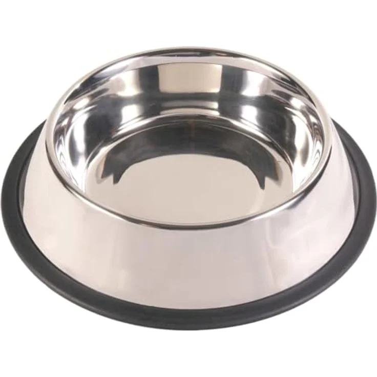 Trixie Edelstahlnapf mit Gummiring 1,75 l/ø 20 cm – Bild 2