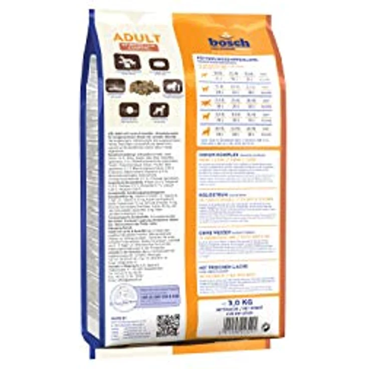 Bosch Hundefutter Adult Lachs und Kartoffel, Trockenfutter für erwachsene Hunde, 3kg, mit Vitaminen und hochwertigem Fisch – Bild 2