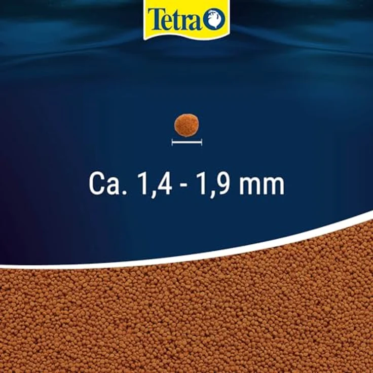 Tetra Cichlid Colour Mini Pellets, Fischfutter für kleine Cichliden zur Farbintensivierung in rot, orange und gelb, 500 ml Dose – Bild 2