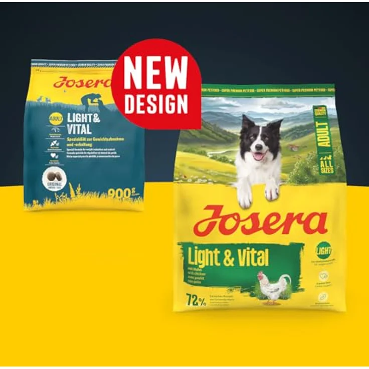 JOSERA Adult Light & Vital Huhn, Premium Trockenfutter für Hunde, 1 x 12,5 kg, wenig Fett & viel Protein | leicht verdaulich & weizenfrei | unterstützt Herzfunktion und Gelenke – Bild 2