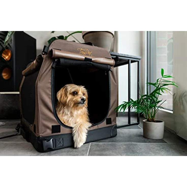 TrendPet TPX60-Pro, Faltbare Hundebox mit Aluminium Rahmen, Sichtschutz und verstärkten Ecken – Bild 2