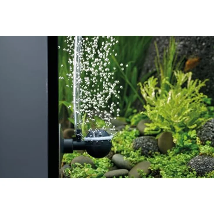 OASE OxyMax 100, Belüfter für Süß- und Meerwasser-Aquarien, 100 l/h, 3,5 W, inkl. 2 m Schlauch, stufenlos regulierbar – Bild 3