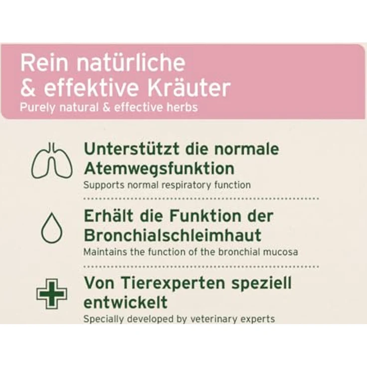 AniForte Bronchial Kräuter, 1 kg zur Unterstützung der Atemwege für Pferde, frei von Zusatzstoffen – Bild 3