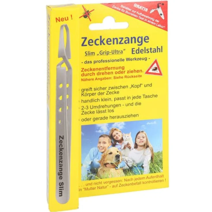 Pharma Brutscher ZECKENZANGE Chirurgenstahl, freiverkäuflich, 1 St – Bild 5