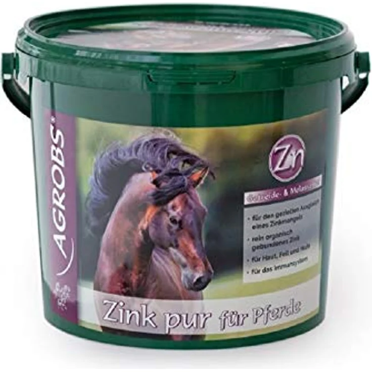 Agrobs Zink pur, Pferdefutter zur gezielten Zinkmangel-Ausgleichung, 3000 g – Bild 2