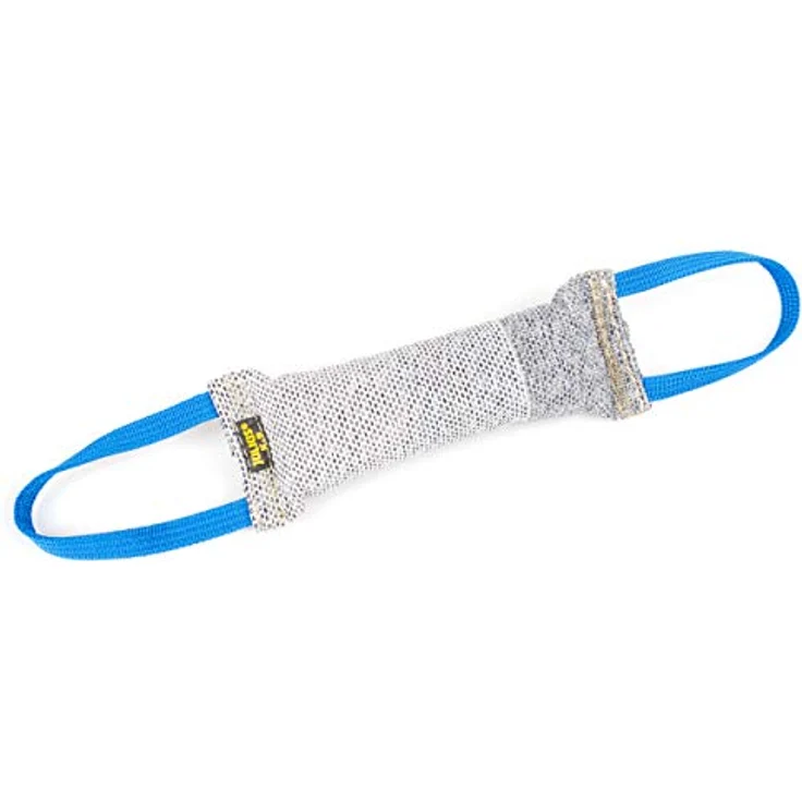 JULIUS K-9 Beisswurst aus Baumwolle-Nylon, 25 cm x 5,5 cm, robust, mit zwei Handschlaufen – Bild 5