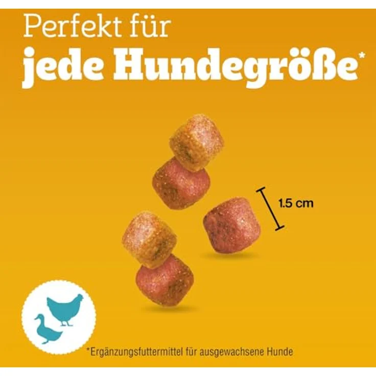 Pedigree Leckerbissen Kau-Happen mit Huhn, 130g, Hundesnack mit Vitaminen für alle Lebensphasen – Bild 11