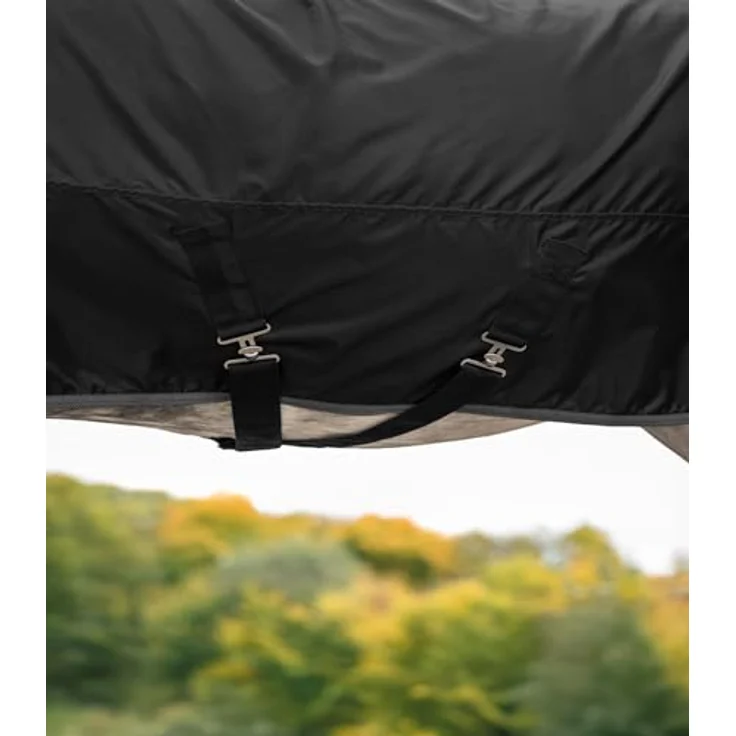 WALDHAUSEN Economic Regendecke, schwarz, 420-Denier-Polyester, wasserdicht, atmungsaktiv, 115 cm – Bild 4